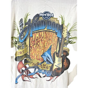 Hard Rock Cafe Destin Size Large Mens Short Sleeve Save the Planet Vintage